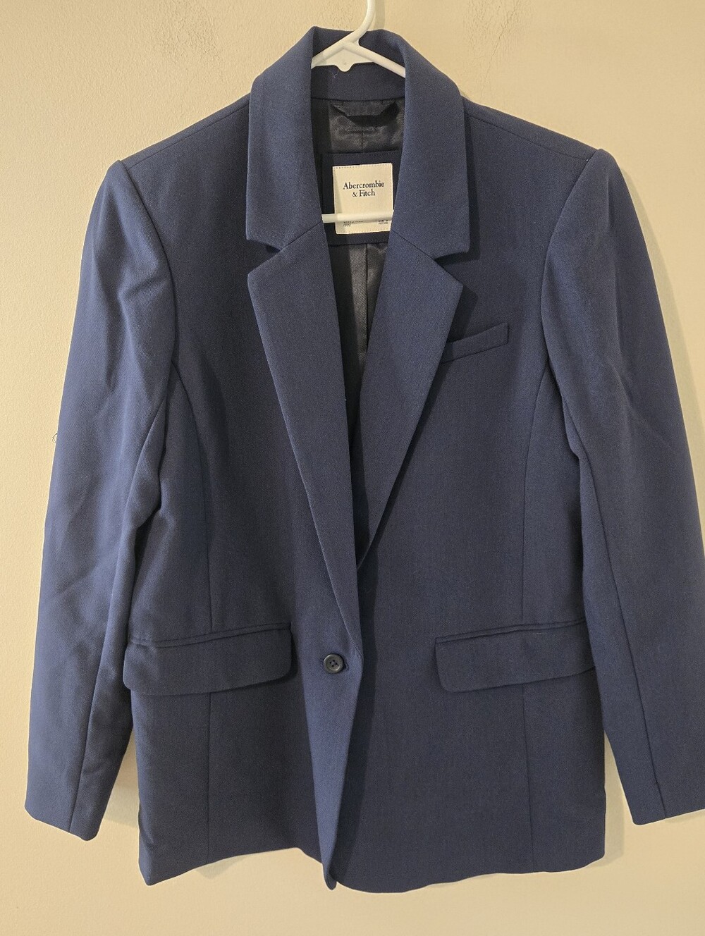 Abercrombie & Fitch Women’s Navy Tailored Blazer Jacket Size M